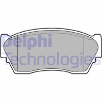 LP804 DELPHI КомплеК т гальмівних колодок, дискове гальмо