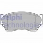 LP804 DELPHI КомплеК т гальмівних колодок, дискове гальмо