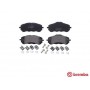 P 61 120 BREMBO Комплект гальмівних колодок дисковий гальм