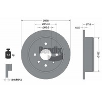 BDS1692 BENDIX Braking Гальмівний диск