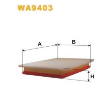 WA9403 WIX FILTERS Повітряний фільтр