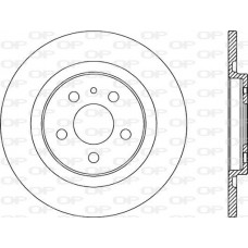 BDA2327.10 OPEN PARTS Гальмівний диск