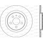 BDA2327.10 OPEN PARTS Гальмівний диск