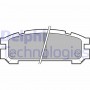 LP814 DELPHI КомплеК т гальмівних колодок, дискове гальмо
