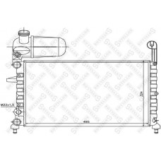 10-25030-SX STELLOX Радіатор охолодження двигуна