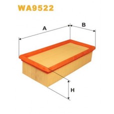WA9522 WIX FILTERS Повітряний фільтр