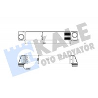 344815 KALE OTO RADYATÖR Интеркулер