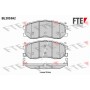 BL2053A2 FTE Комплект гальмівних колодок дисковий гальм