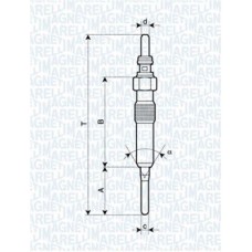 062900087304 MAGNETI MARELLI Свічка розжарювання