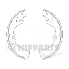 J3501034 NIPPARTS Комплект гальмівних колодок