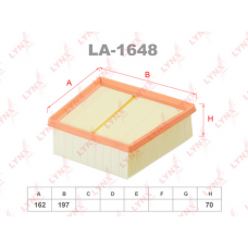 LA-1648 LYNXauto Повітряний фільтр