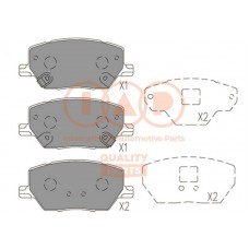 704-10080 IAP QUALITY PARTS КомплеК т гальмівних колодок, дискове гальмо