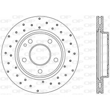 BDRS1700.25 OPEN PARTS Гальмівний диск