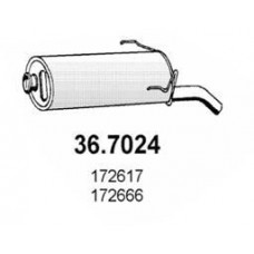 36.7024 ASSO Глушник вихлопних газів кінцевий