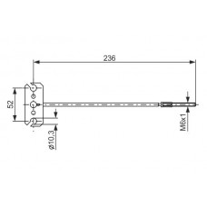 1 987 477 226 BOSCH Тросик, cтояночный тормоз
