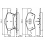 0 986 424 765 BOSCH КомплеК т гальмівних колодок, дискове гальмо