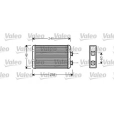 812318 VALEO Теплообмінник обігрів салону