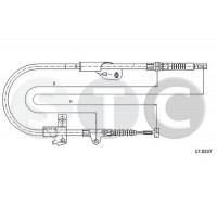 T482323 STC Тросик, cтояночный тормоз