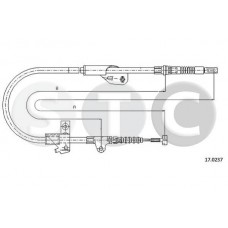 T482323 STC Тросик, cтояночный тормоз