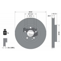 BDS2198HC BENDIX Braking Гальмівний диск