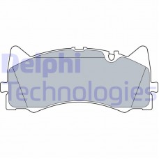 LP3527 DELPHI Комплект гальмівних колодок дисковий гальм