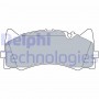 LP3527 DELPHI Комплект гальмівних колодок дисковий гальм