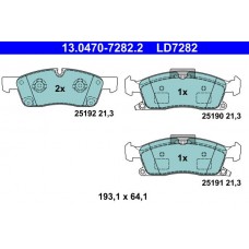 13.0470-7282.2 ATE Комплект гальмівних колодок дисковий гальм