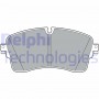 LP3395 DELPHI Комплект гальмівних колодок дисковий гальм