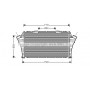 Интеркулер AVA QUALITY COOLING OL4439