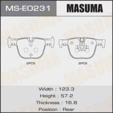 MS-E0231 MASUMA Комплект гальмівних колодок