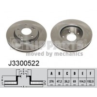 J3300522 NIPPARTS Гальмівний диск