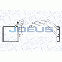 M-2190790 JDEUS Теплообмінник обігрів салону