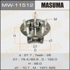 MW11512 MASUMA Комплект підшипника ступиці колеса