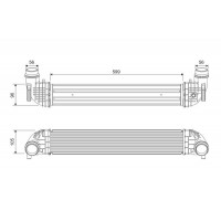 818690 VALEO Интеркулер