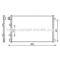 DNA5406 AVA QUALITY COOLING Конденсатор кондиціонера