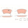 GDB1673 TRW Комплект гальмівних колодок дисковий гальм
