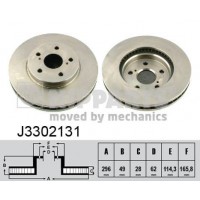 J3302131 NIPPARTS Гальмівний диск