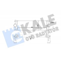 350835 KALE OTO RADYATÖR Интеркулер