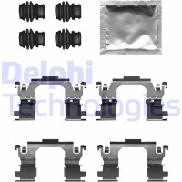 LX0709 DELPHI Комплектуючі колодки дискового гальма