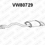 VW80729 VENEPORTE Глушник вихлопних газів кінцевий