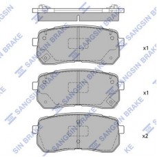 SP1691 Hi-Q Комплект гальмівних колодок дисковий гальм
