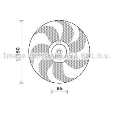 VN7511 AVA QUALITY COOLING Вентилятор охолодження двигуна