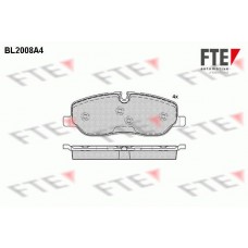 BL2008A4 FTE Комплект гальмівних колодок дисковий гальм