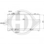 DCM2252 DIEDERICHS Радіатор охолодження двигуна