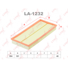 LA-1232 LYNXauto Повітряний фільтр