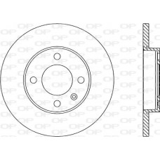 BDA1574.10 OPEN PARTS Гальмівний диск