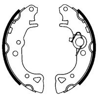 8DB 355 001-001 HELLA PAGID Комплект гальмівних колодок