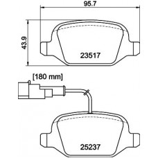PCP1488 DON Комплект гальмівних колодок дисковий гальм
