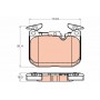 GDB2031 TRW Комплект гальмівних колодок дисковий гальм