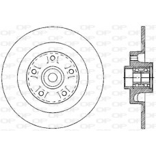 BDA2602.30 OPEN PARTS Гальмівний диск